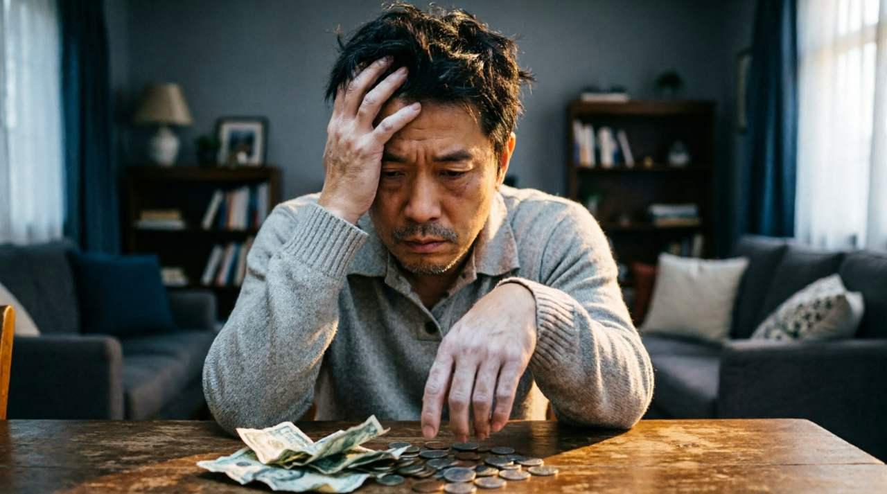 女性との会話に悩み自信を失っている男性のイメージ