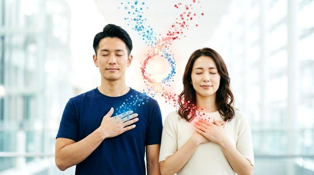 女性に甘える男性のイメージ