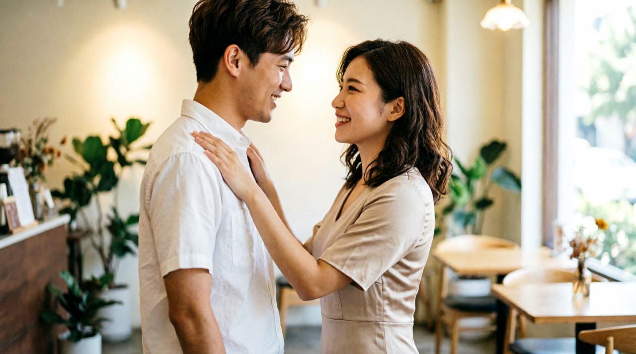 整えたもみあげで自信に満ちた笑顔を見せる男性のポートレート