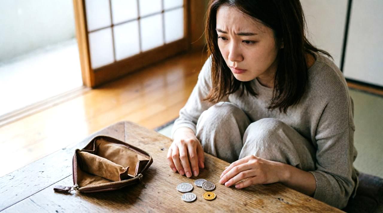 自己嫌悪でうなだれる冴えない40代男性