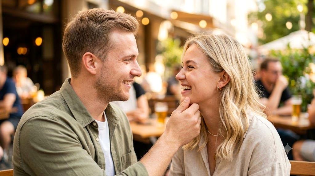 女性との初デート場所を選ぶ男性のイメージ